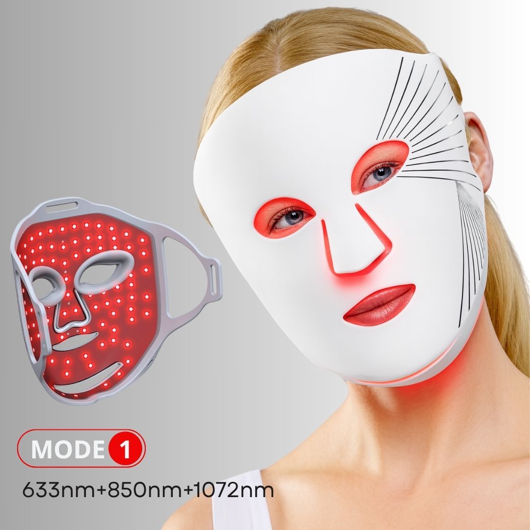 DREAMELOSOPHY Ultra Red Dual-Tech Face Mask