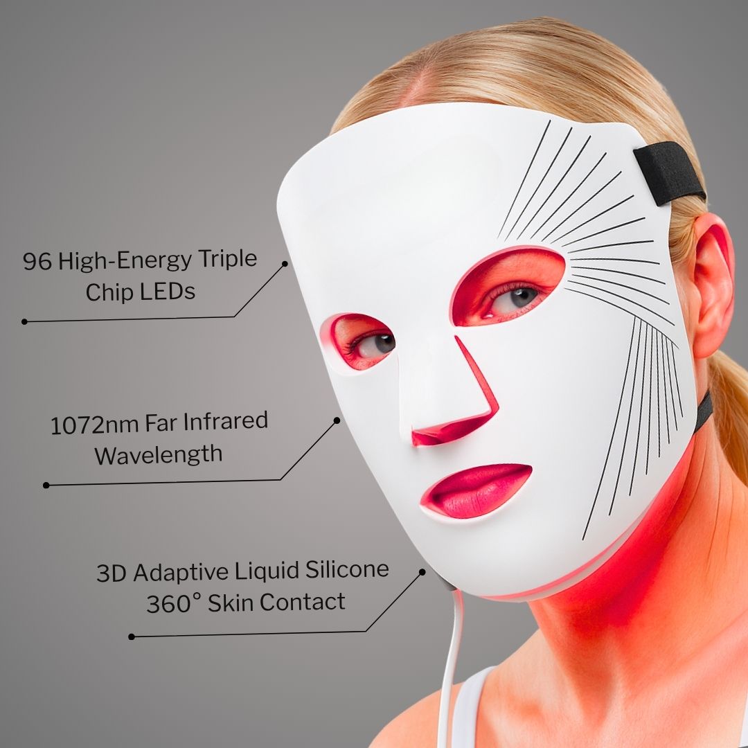 DREAMELOSOPHY Ultra Red Dual-Tech Face Mask