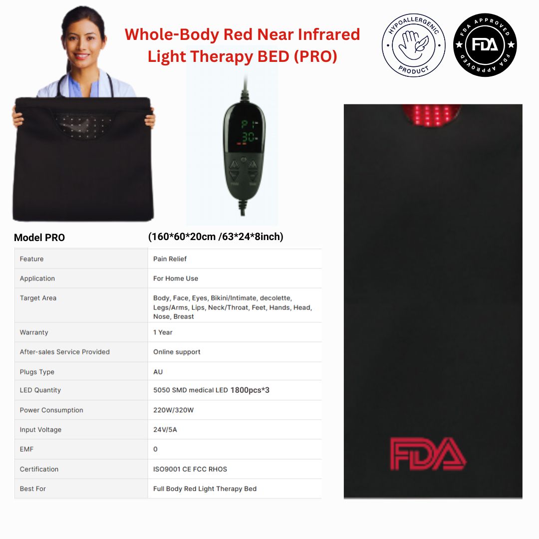 DREAMELOSOPHY Whole-Body Red Near Infrared Light Therapy BED (PRO+)