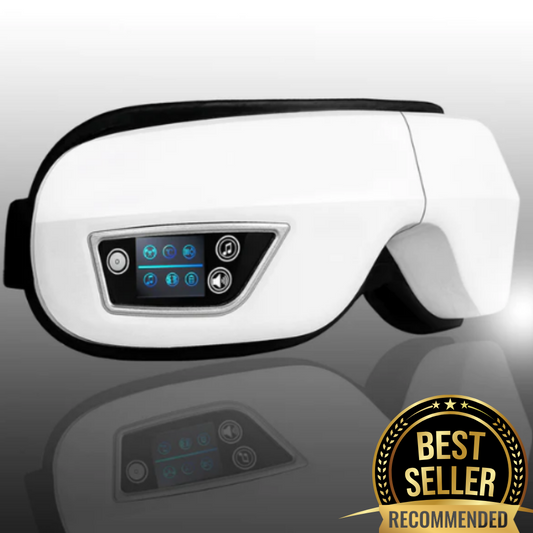 OPTICOM™ Smart Airbag Vibration Eye Massager With Bluetooth