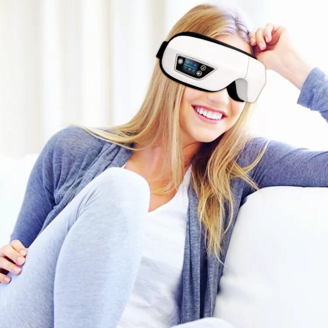 DREAMELOSOPHY Smart Airbag Vibration Eye Massager With Bluetooth