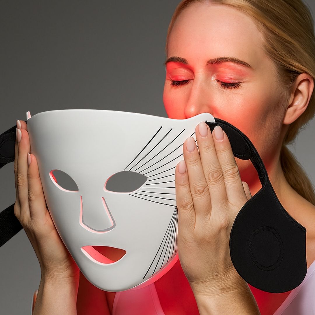 DREAMELOSOPHY Ultra Red Dual-Tech Face Mask